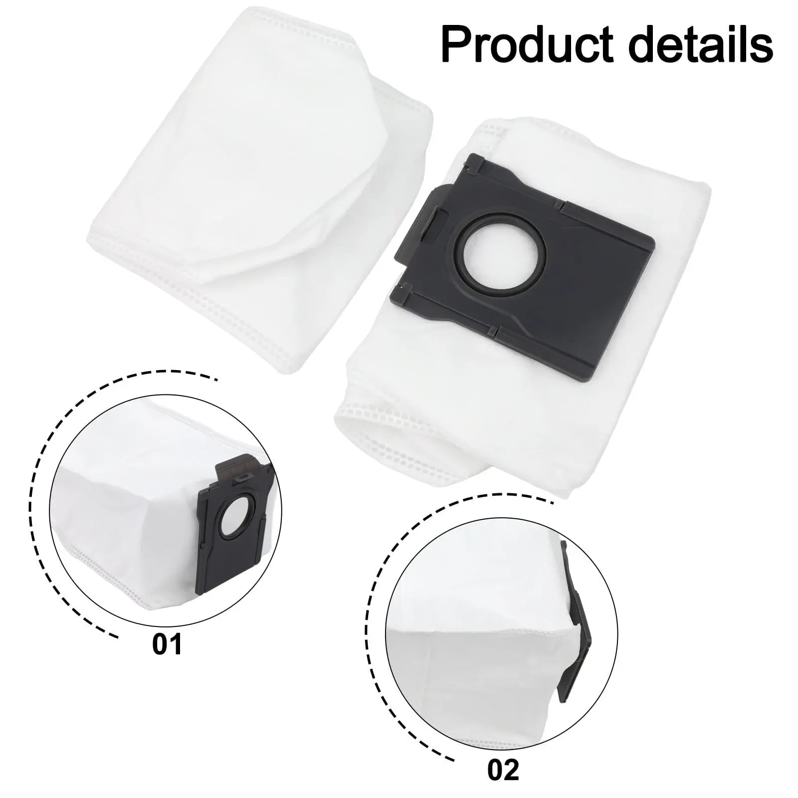 Wodtesl 8Pcs Dust Bags For Dreame D10 Plus Gen 2 L10s Plus Robot Vacuum Cleaner Accessories Sweeper Parts For Home Cleaning Supplies Wholesale Hub