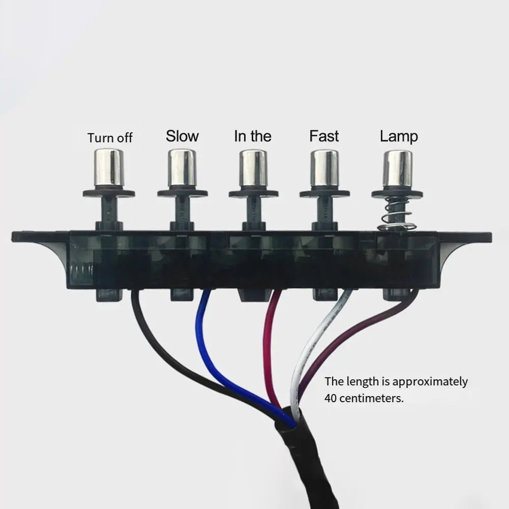 Kitchen Range Hood Switch Button with 5 Functions for Safety and Control Wholesale Hub