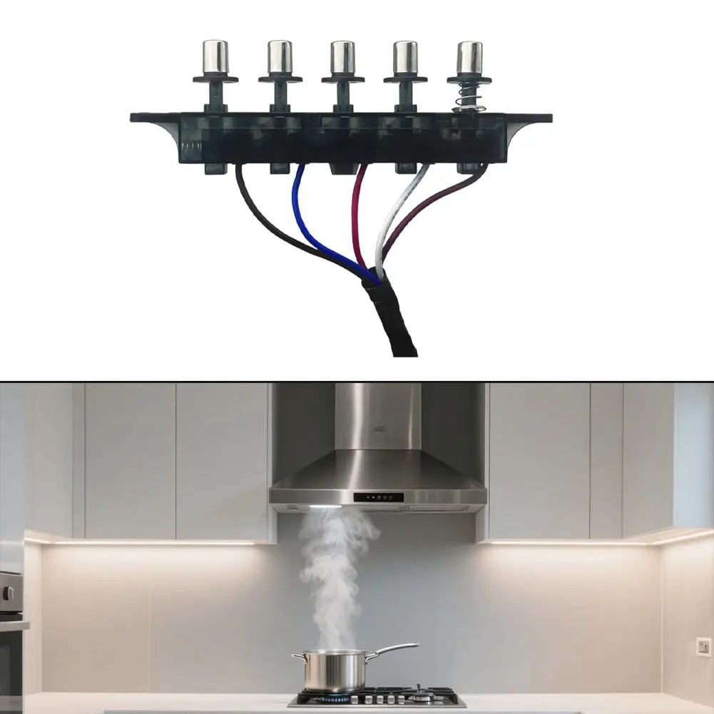 Kitchen Range Hood Switch Button with 5 Functions for Safety and Control Wholesale Hub