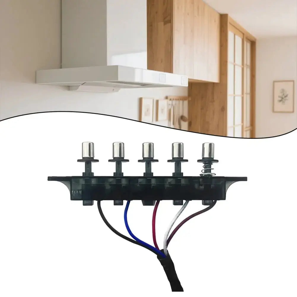 Kitchen Range Hood Switch Button with 5 Functions for Safety and Control Wholesale Hub