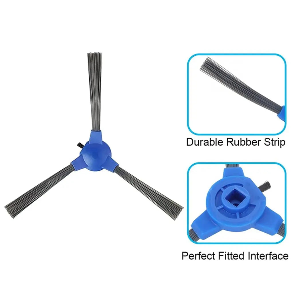 BQBQERT 10 Pack Replacement Side Brushes Tool Easy Installation Sweeper Part Suitable for 11S 30C Robot Vacuum Wholesale Hub