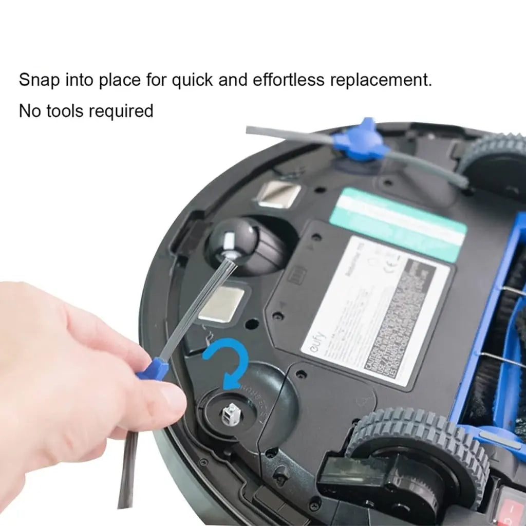 BQBQERT 10 Pack Replacement Side Brushes Tool Easy Installation Sweeper Part Suitable for 11S 30C Robot Vacuum Wholesale Hub