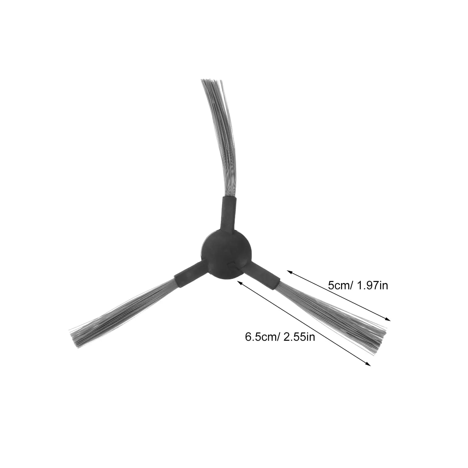 LOLIPPYY 3Pairs Side Brush Replacement Parts for Robot Vacuum Cleaner Compatible with Sweeper Models Wholesale Hub