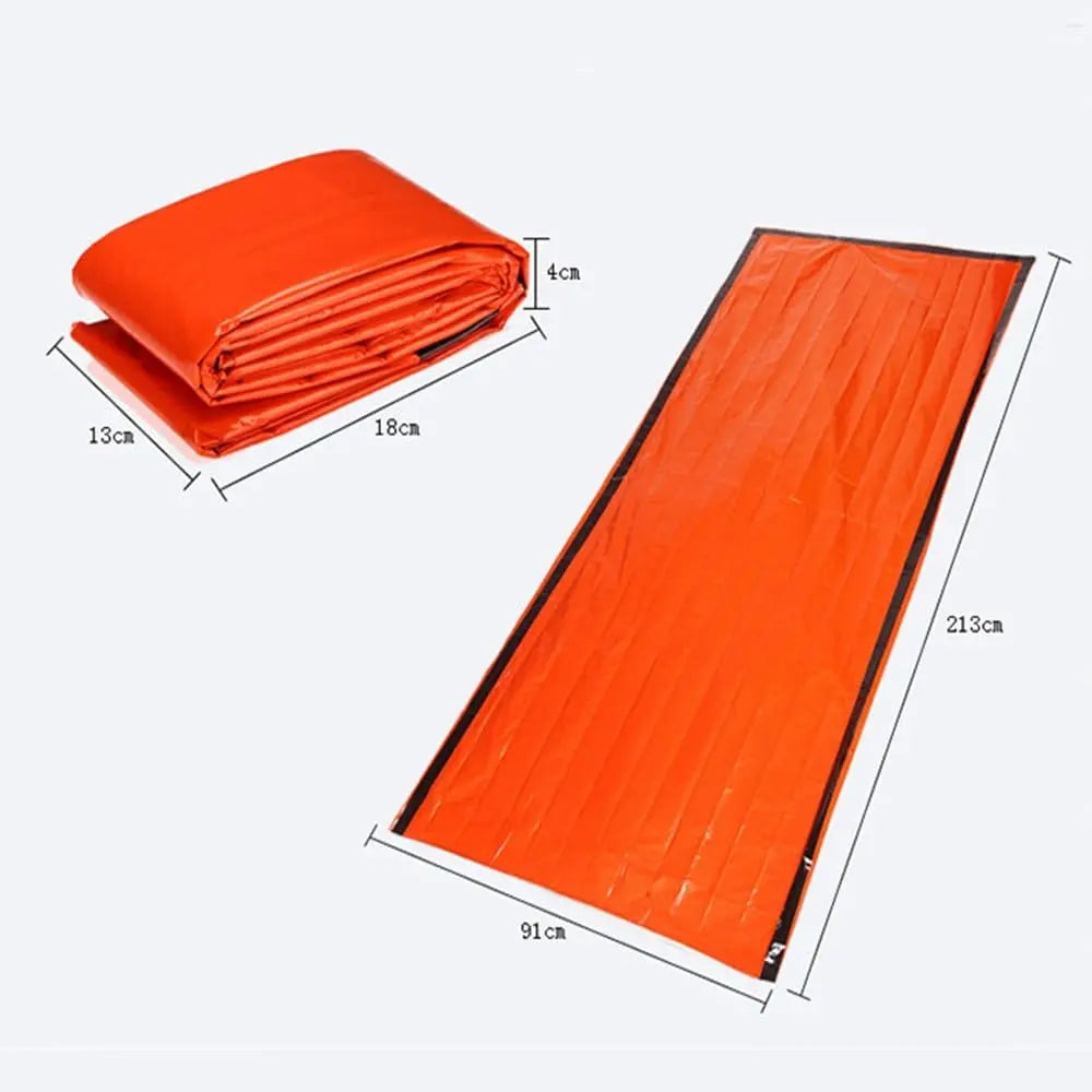 Emergency Sleeping Bag, Waterproof Emergency Sleeping Bags for Survival, 84X36in Sleeping Bag ,Pocket Size Survival Blanket, 3/4/5 PCS Thermal Bivy Sack for Outdoor Camping, Hiking 3PCS Wholesale Hub
