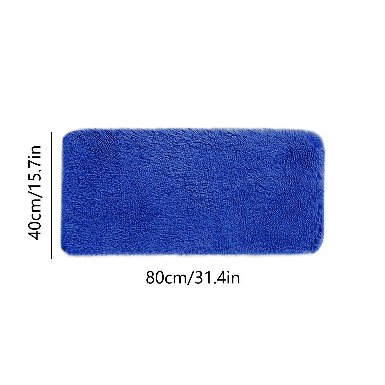 Washable Runner Rug for Bedroom Living Room Rug - 40 x 15.7 Inch Bath Mats Red Soft Fluffy Hallway Runner Rug, Non-Slip Indoor Carpet for Kitchen Laundary Room Decor Entryway Bathroom Blue Wholesale Hub
