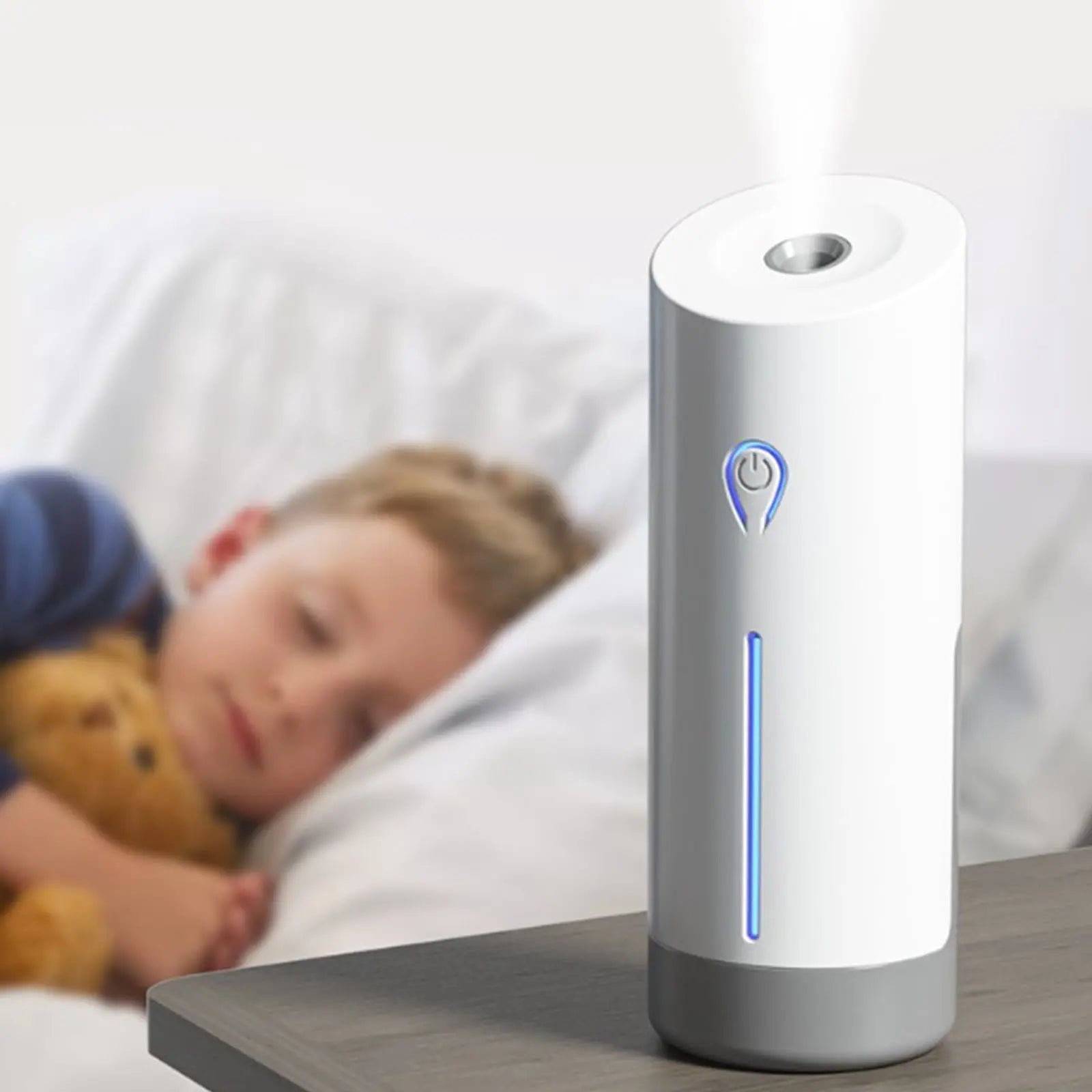 Automatic Air Freshener Diffuser for Large Rooms - 50ml Capacity with Adjustable Timer - USB-Powered Scent Machine for Home/Office - Quiet Operation & LED Display White Wholesale Hub
