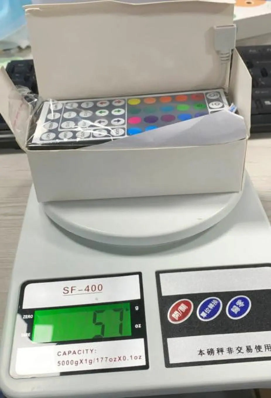 12V LED Strip Light Controller - 44 Key IR Infrared Wireless Remote with Receiver, RGB Color Changing, 16 Colors, 5 Light Modes, Adjustable Speed, Flash/Strobe/Fade, Not Included LED Lights Wholesale Hub