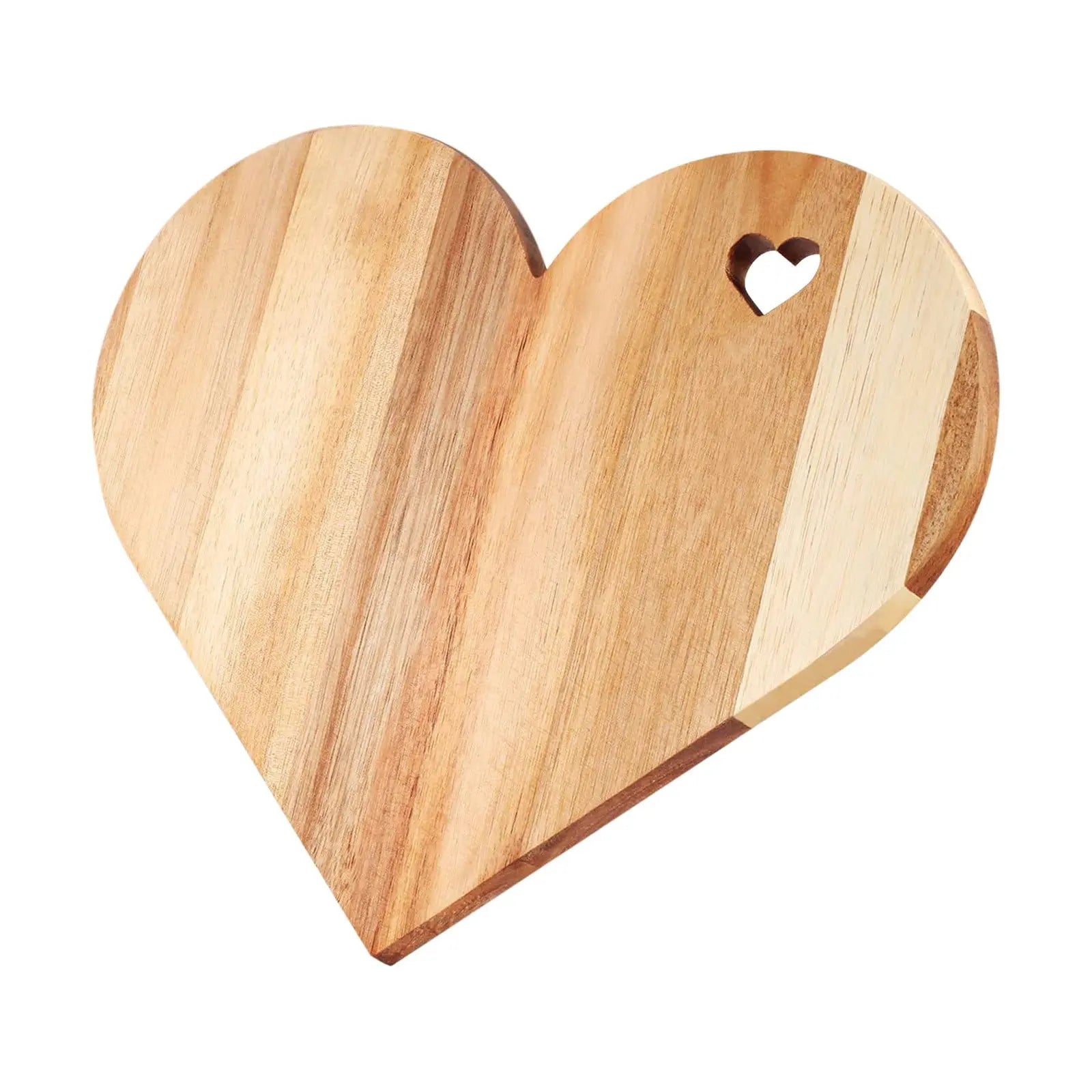 Heart Shaped Cutting Board Gifts for Wife Women Friend for Birthday,Acacia Wood Bread Board Cheese Serving Platter Serving Charcuterie for Meat Cheese and Vegetables for Women Lover Wholesale Hub