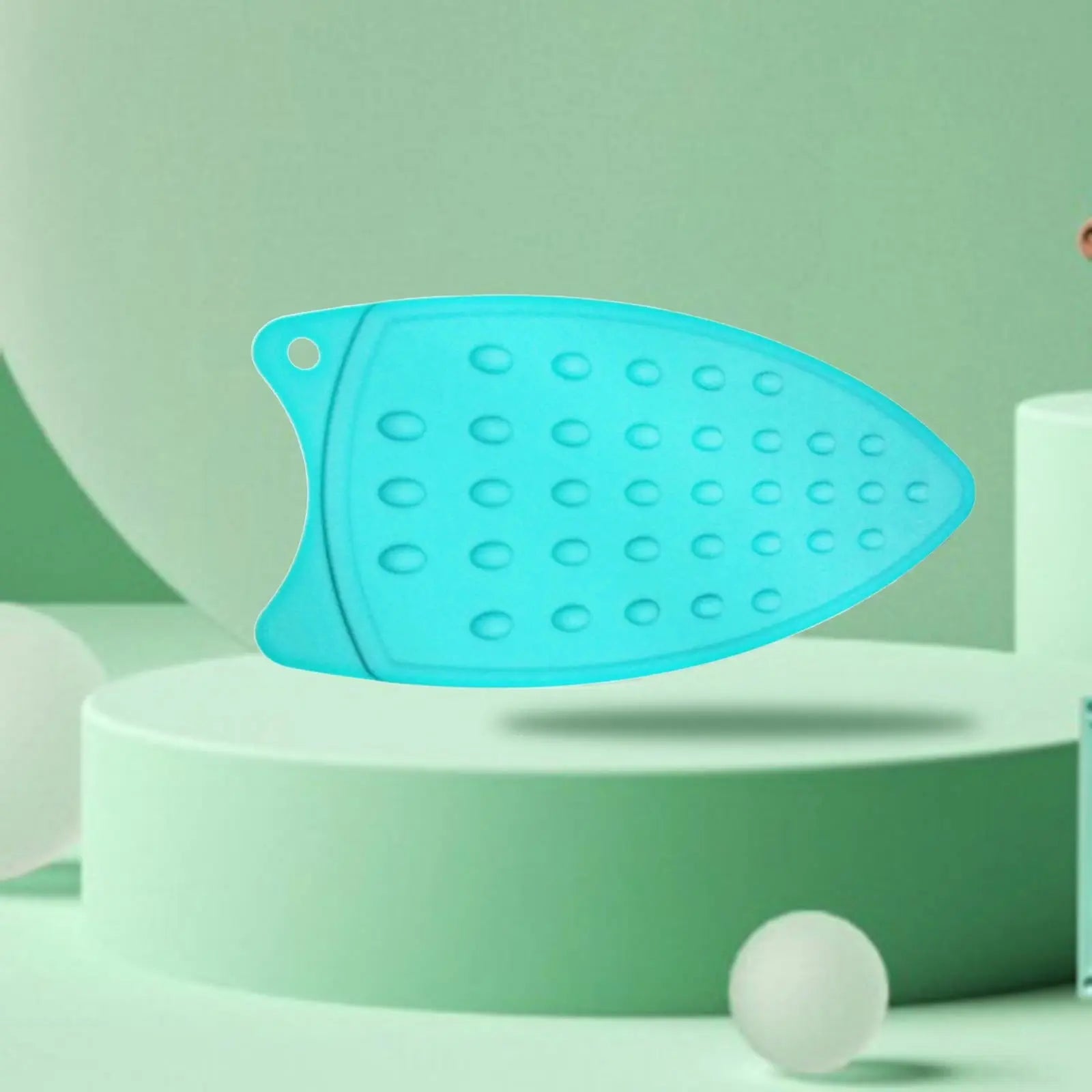 Silicone Anti-Slip Iron Rest Pad for Ironing Board, Heavy Duty Iron Rest Plate, Hot Heat Resistant Steam Compact Mat (Sky Blue/1 Pack) 5.51x10.43 5.51" x 10.43" Sky Blue/1 Pack Wholesale Hub