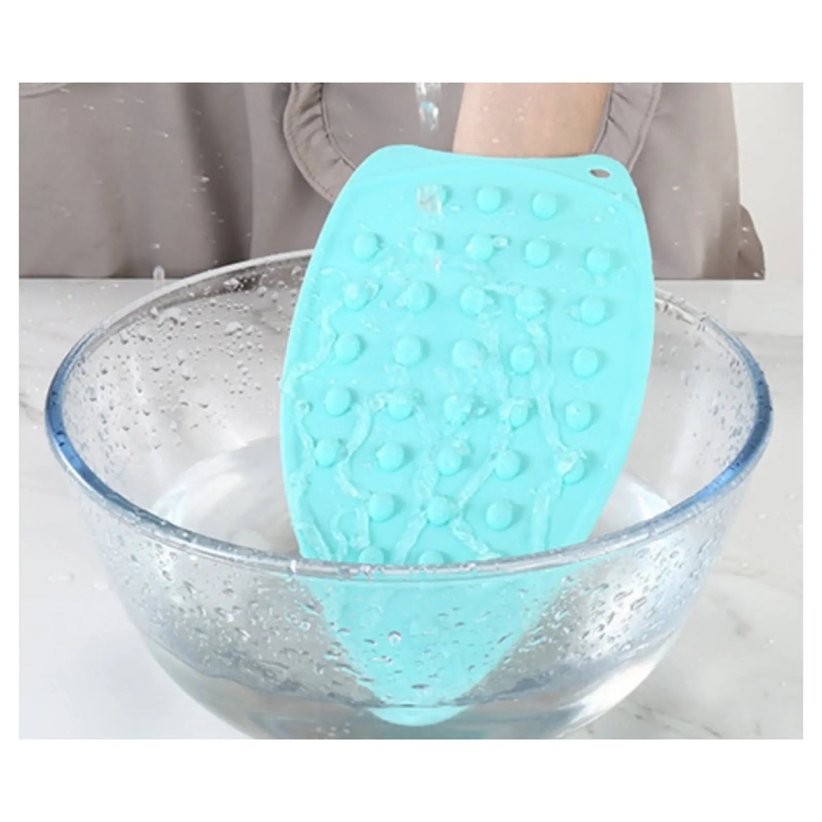 Silicone Anti-Slip Iron Rest Pad for Ironing Board, Heavy Duty Iron Rest Plate, Hot Heat Resistant Steam Compact Mat (Sky Blue/1 Pack) 5.51x10.43 5.51" x 10.43" Sky Blue/1 Pack Wholesale Hub