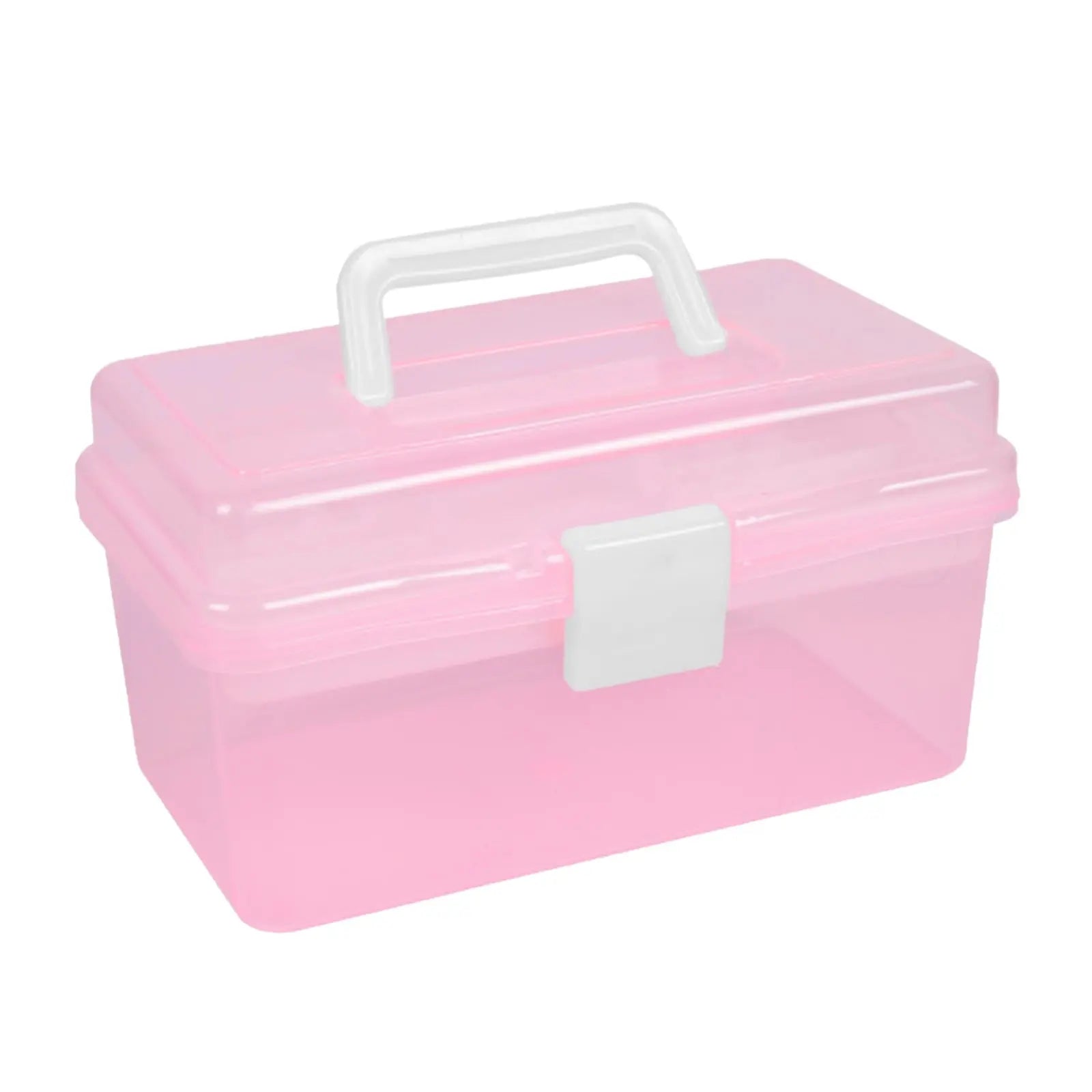 Home Box and Travel Storage Box, Plastic Kit Case Container Empty, Box with Lock Lid & Handle, Emergency Organizer for Family and Traveling, 9.1x4.7x3.7 7.08" x 3.54" x 4.13" Green Wholesale Hub