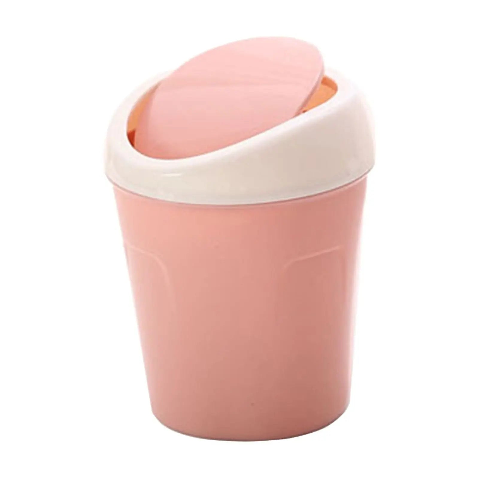 Mini Desk Trash Can with Swing Lid,Tiny Countertop Garbage Bin Portable Waste Basket for Desktop Home Office&Desktop Garbage Can Trash Waste Bin Basket Dustbin Container Home Car for Green Wholesale Hub