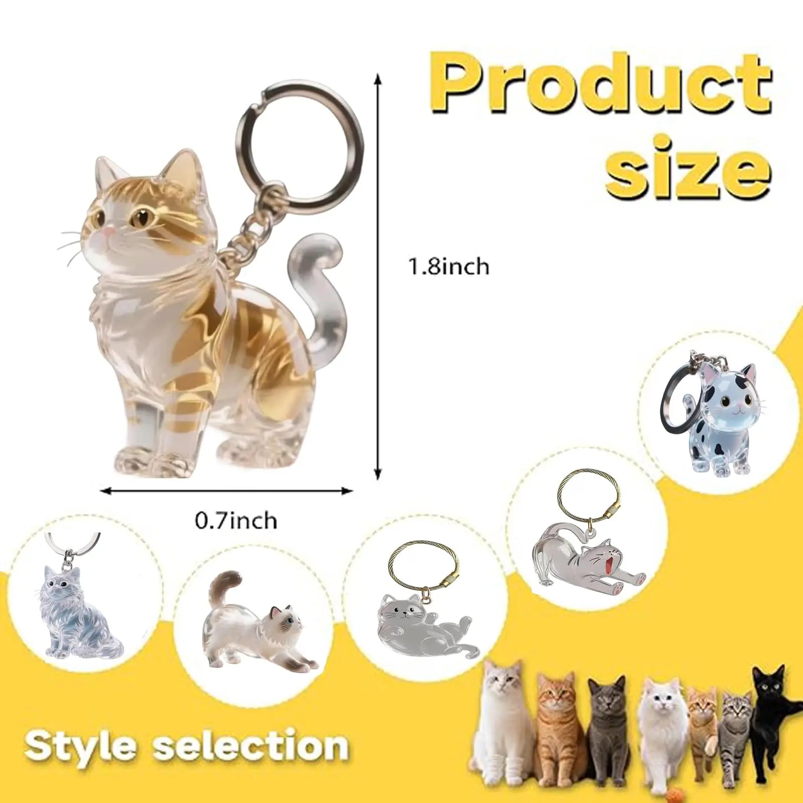 Keychain - Pet Hair - Storage Box - Pendants - Capsule Toy - Dog Hair Capsule - Memorial Pendant - Bag Keychain - Pendants - Memory Capsule Pendant - Cat Hair Collection - DIY - 1 Piece Wholesale Hub
