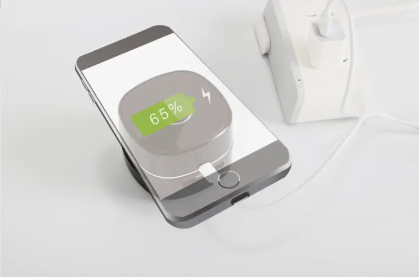 Desk Vacuum Cleaner - Mini Vacuum Cleaner - Table Vacuum Cleaner - Handheld Vacuum Cleaner - Wireless Charger - 2 in 1 - USB Rechargeable - Portable Vacuum Cleaner - Desk Accessories - Gadget - Keyboard Cleaner - Compact - Phone Charger - White - 1 Piece Wholesale Hub