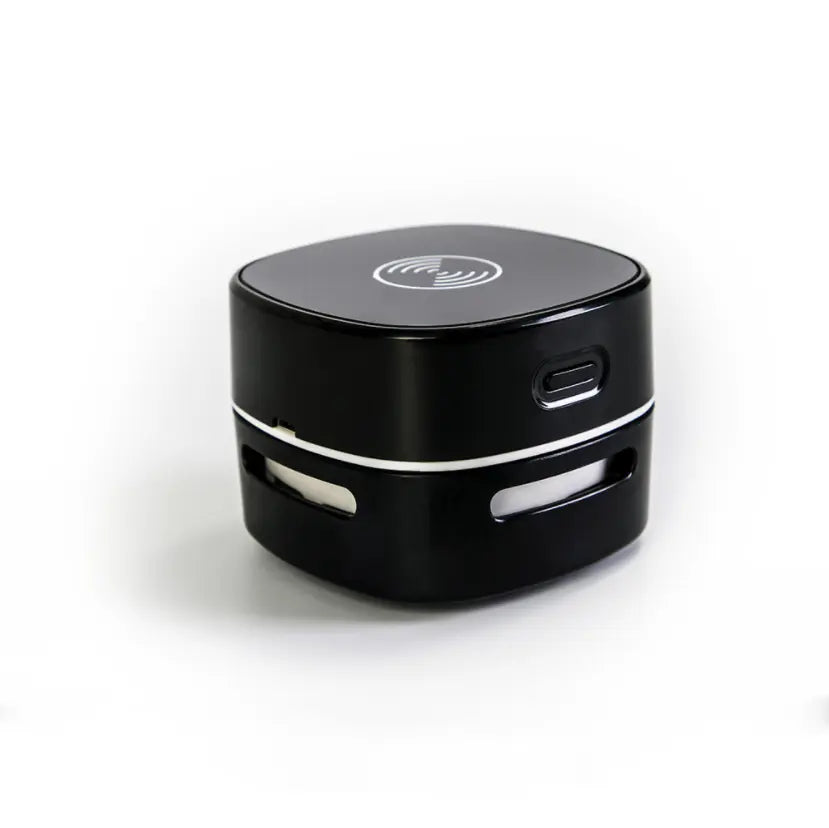 Desk Vacuum Cleaner - Mini Vacuum Cleaner - Table Vacuum Cleaner - Handheld Vacuum Cleaner - Wireless Charger - 2 in 1 - USB Rechargeable - Portable Vacuum Cleaner - Desk Accessories - Gadget - Keyboard Cleaner - Compact - Phone Charger - White - 1 Piece Wholesale Hub