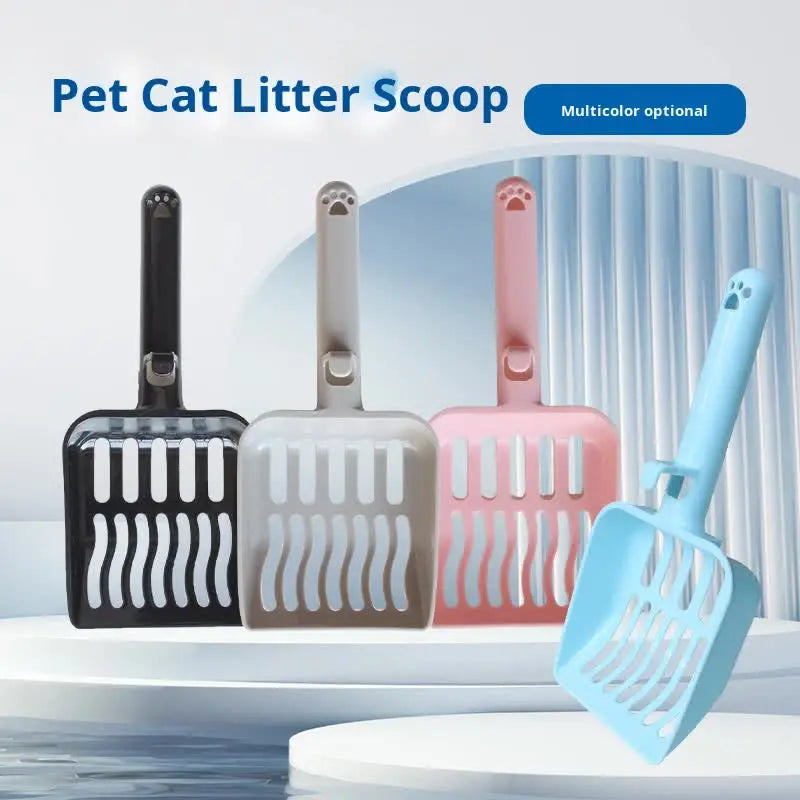 Cat litter scoop - cat food scoop - cat litter scoop - cat food scoop - Litter box - Cats - Cleaning - Black - Gray - Blue - Pink - 4 pieces Wholesale Hub