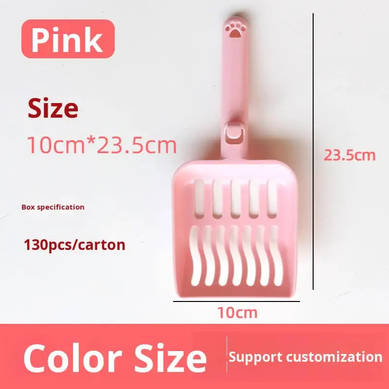 Cat litter scoop - cat food scoop - cat litter scoop - cat food scoop - Litter box - Cats - Cleaning - Black - Gray - Blue - Pink - 4 pieces Wholesale Hub