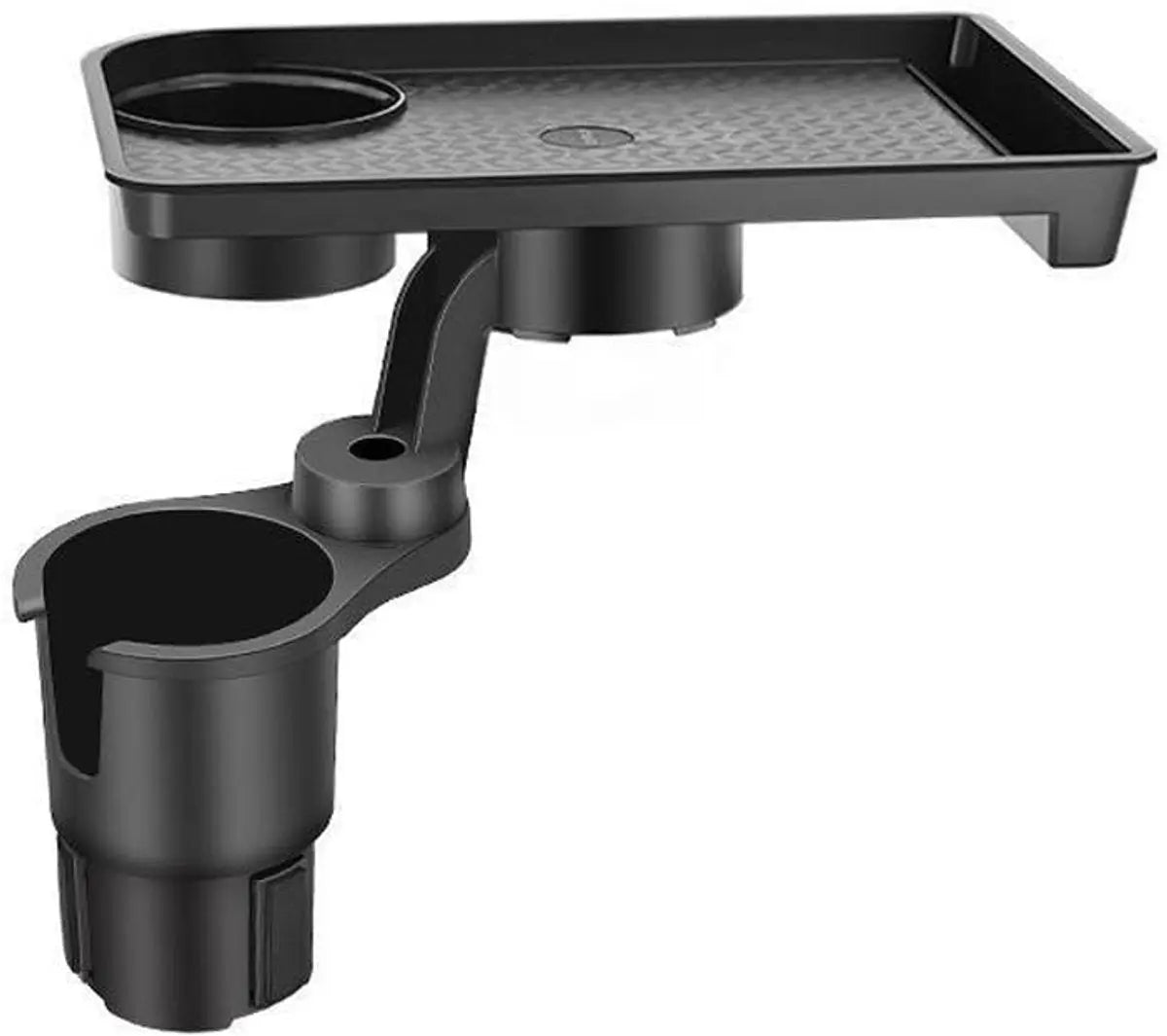 Portable car storage accessories, car beverage tray, car cup tray, 360-degree rotatable, adjustable insert foot 7.5 cm Wholesale Hub
