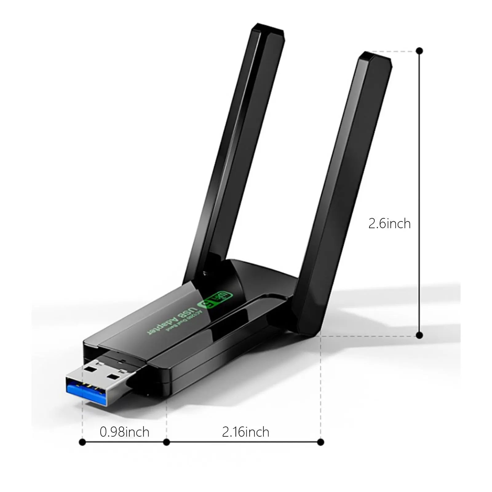 WiFi Extender, WiFi Range Extender, 1300M 2.4G/5G Wireless Internet Booster, Wireless Signal Booster Repeater Internet WiFi, USB WiFi Adapter, for Home, USB Interface Black Wholesale Hub