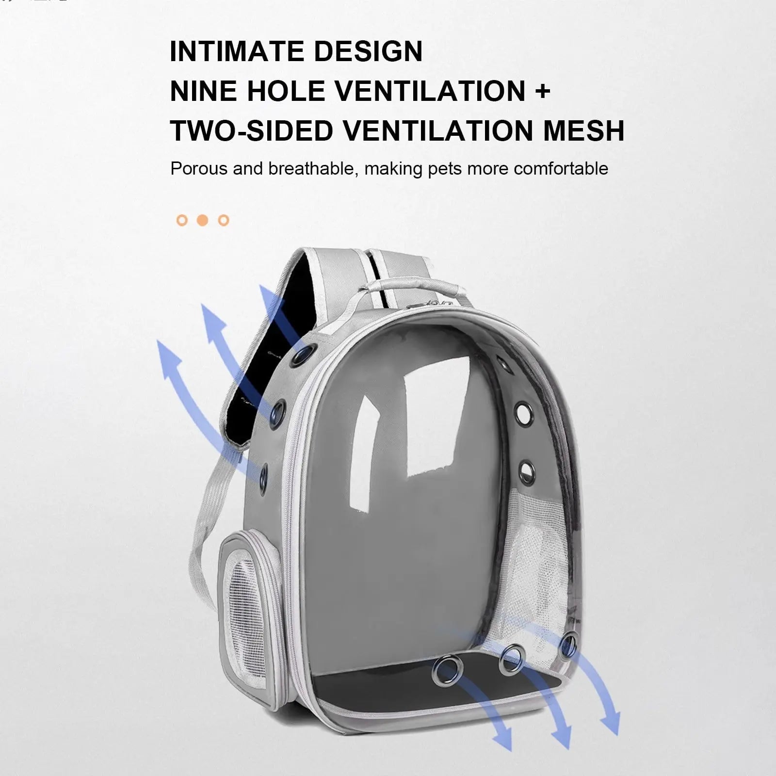 Pet Backpack Carrier, Transparent Space Capsule Pet Backpack Bag with Straps, Breathable Pet Carrier for Traveling Walking Hiking Outdoor Activities E Wholesale Hub