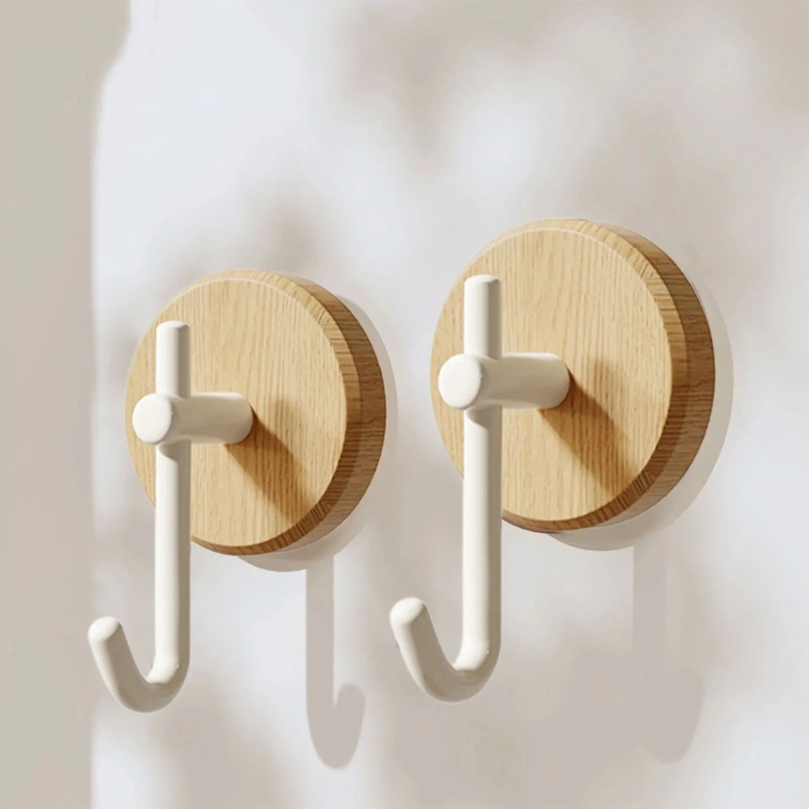 Wreath Hanger for Front Door, No Drilling Walnut Hook, Stick on Wall Hook, Self-Adhesive Household Hook for Towels, Keys, Hats, Coats, Bags 1PCS Black Wholesale Hub