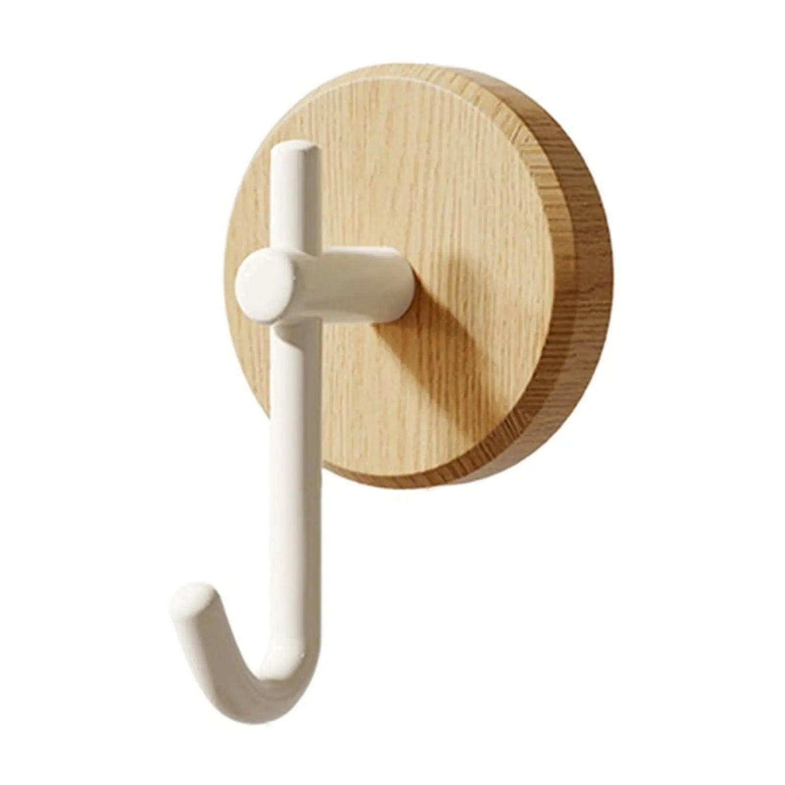 Wreath Hanger for Front Door, No Drilling Walnut Hook, Stick on Wall Hook, Self-Adhesive Household Hook for Towels, Keys, Hats, Coats, Bags 1PCS Black Wholesale Hub