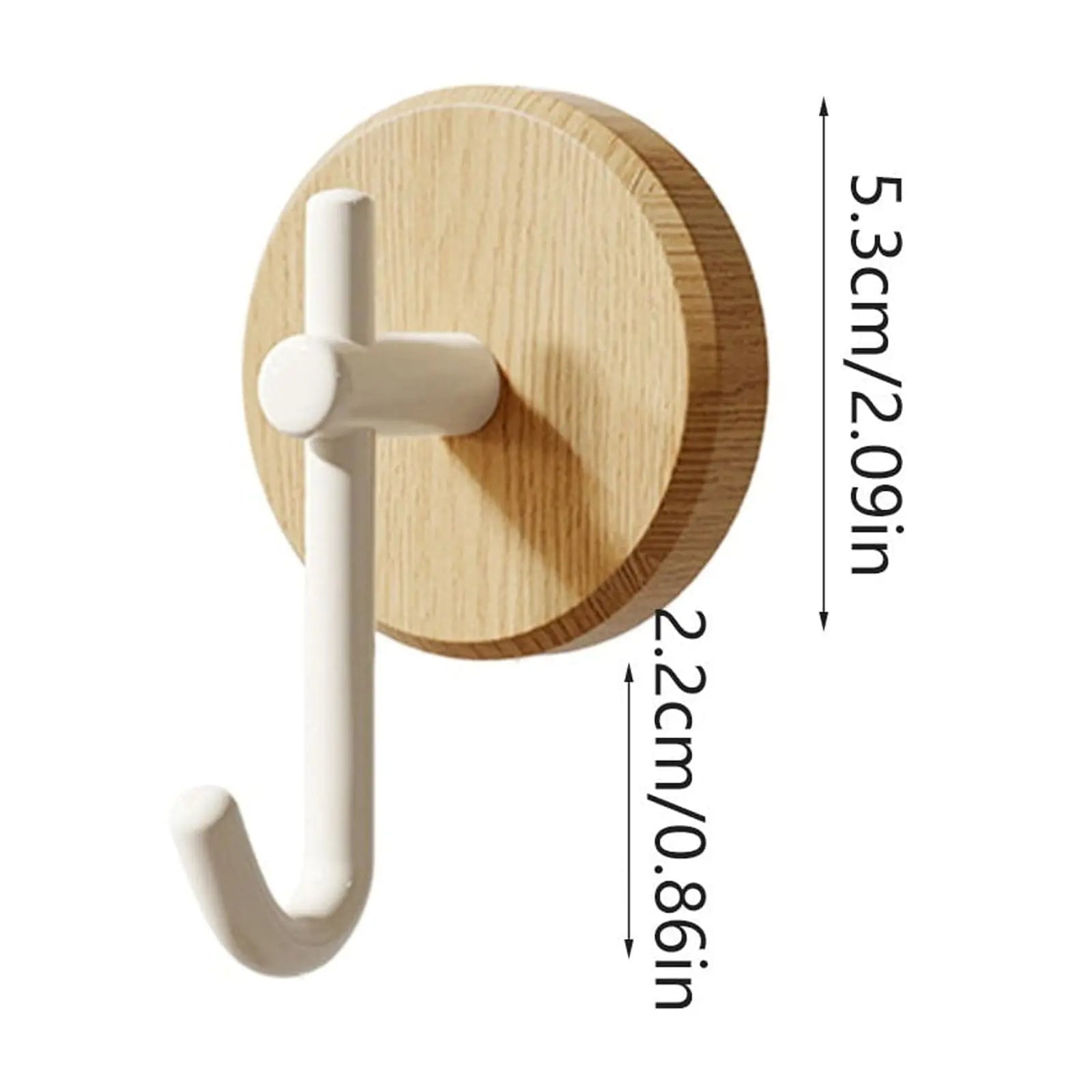 Wreath Hanger for Front Door, No Drilling Walnut Hook, Stick on Wall Hook, Self-Adhesive Household Hook for Towels, Keys, Hats, Coats, Bags 1PCS Black Wholesale Hub