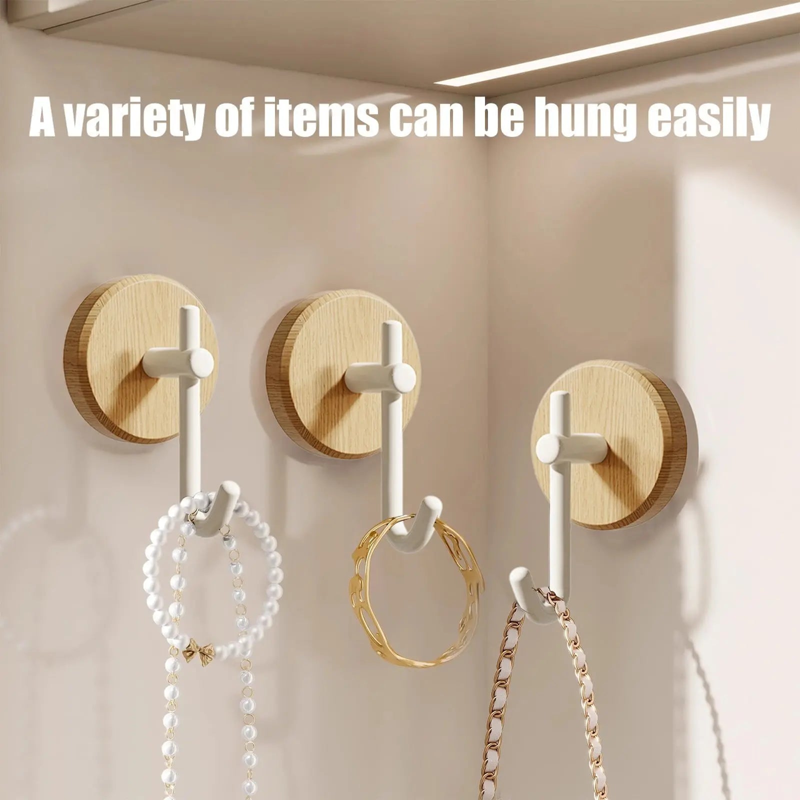 Wreath Hanger for Front Door, No Drilling Walnut Hook, Stick on Wall Hook, Self-Adhesive Household Hook for Towels, Keys, Hats, Coats, Bags 1PCS Black Wholesale Hub
