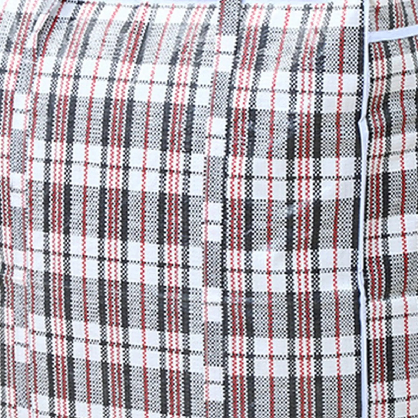 Dream Lifestyle Large Capacity Storage Bags, Large Checkered Storage Laundry Bag with Zipper & Handles for Shopping Moving Travel Red Wholesale Hub