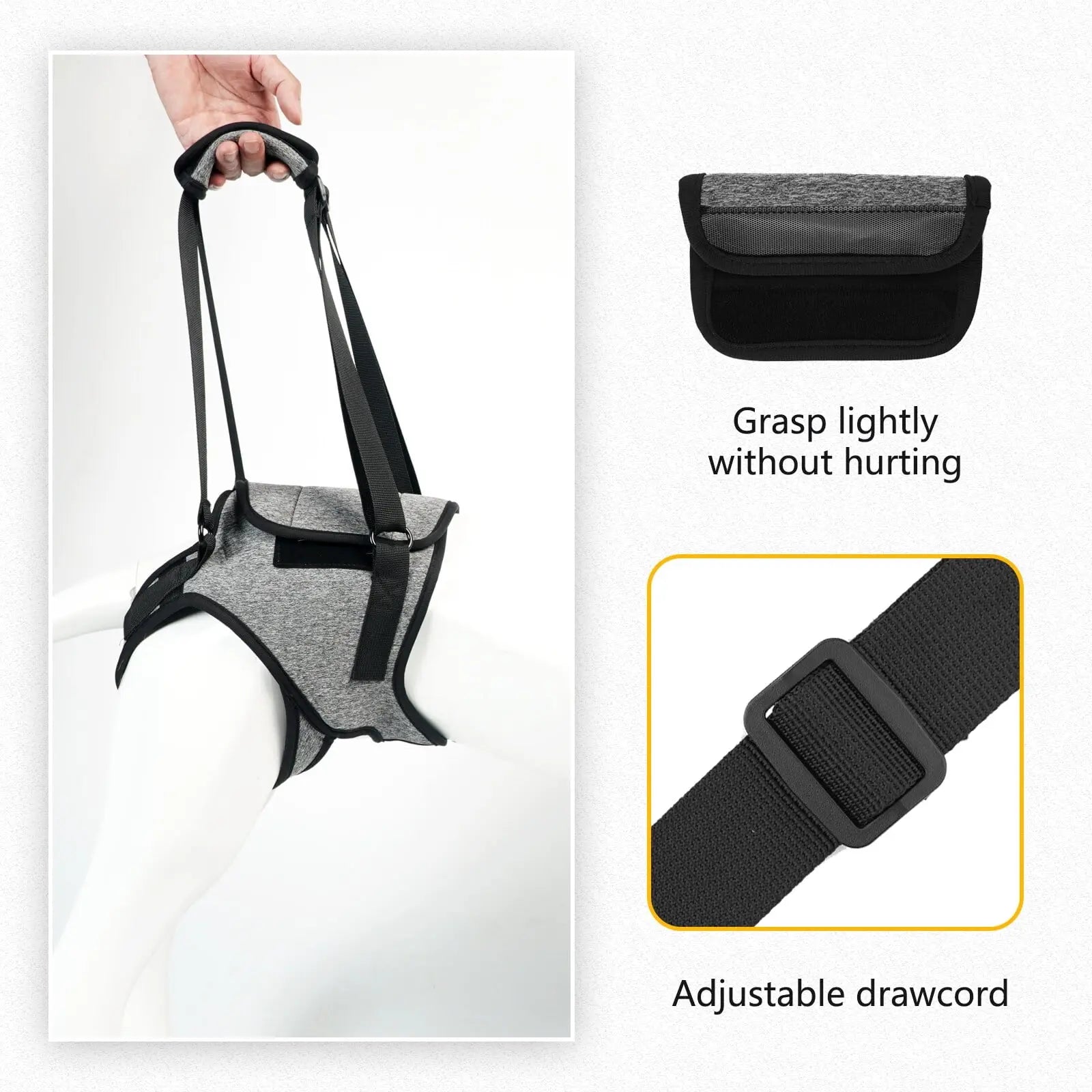 Dog Sling for Large Dogs Hind Leg Adjustable Dog Lift Harnesses For Walking/Climbing Pet Auxiliary Slings for Elderly, Disabled Dogs XL Wholesale Hub