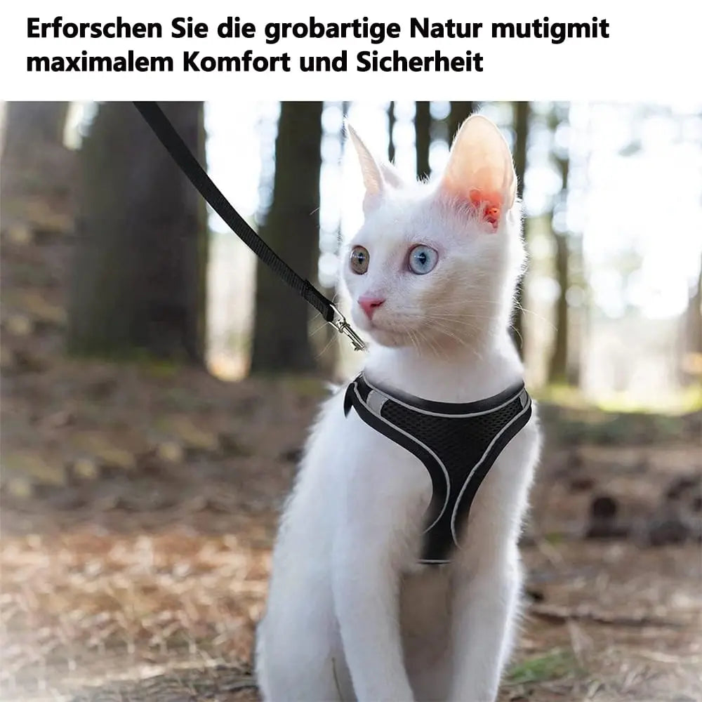 Escape-Proof Cat Harness & Leash Set for Cats, Kittens, Dogs, Puppies - XXS Size Wholesale Hub