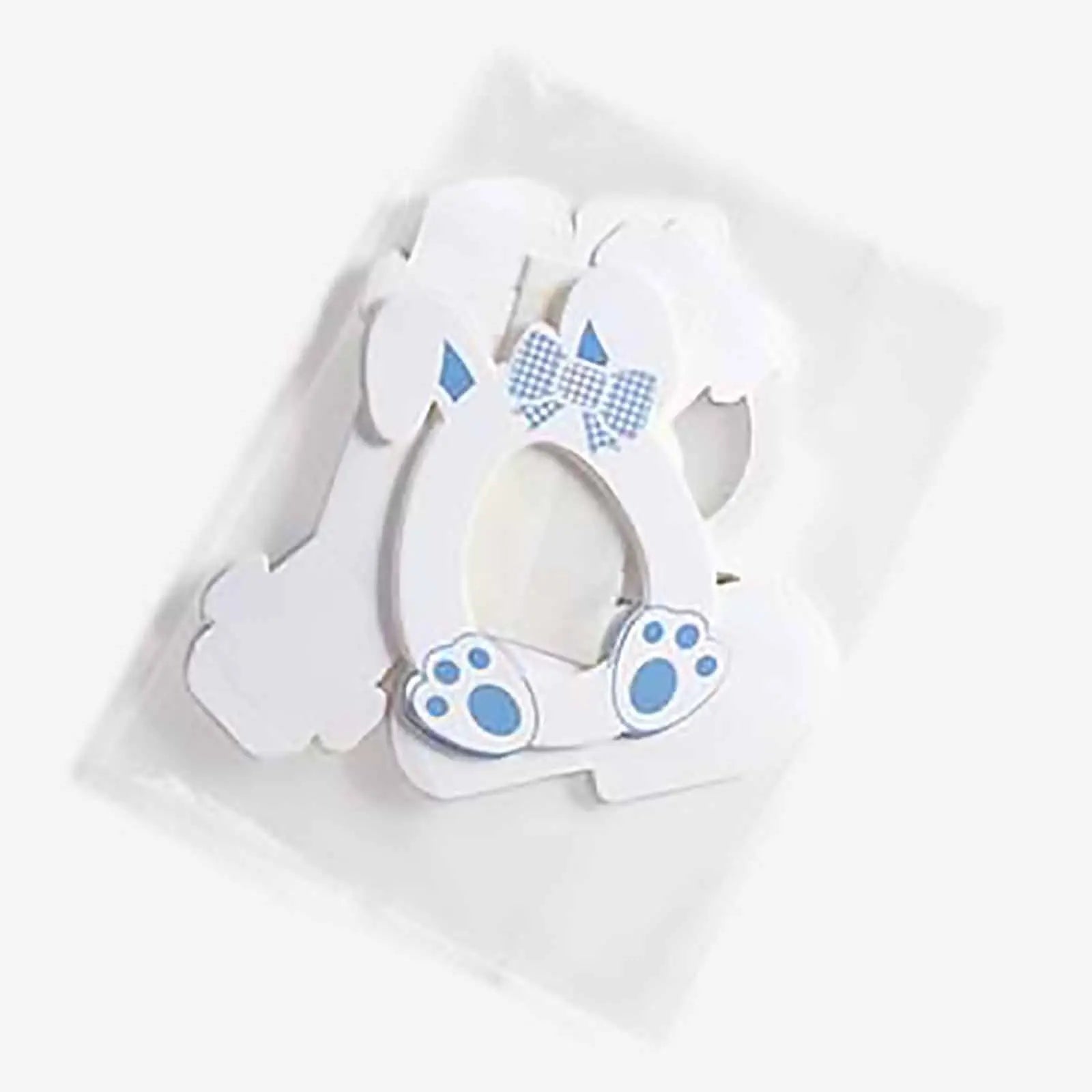 Darzheoy 10 Pcs Easter Treat Boxes with Clear Window Cardboard Box Bunny Bags Rabbit Box Spring Holiday Paper Container for Cookie Goodie Candy Favors Blue Wholesale Hub