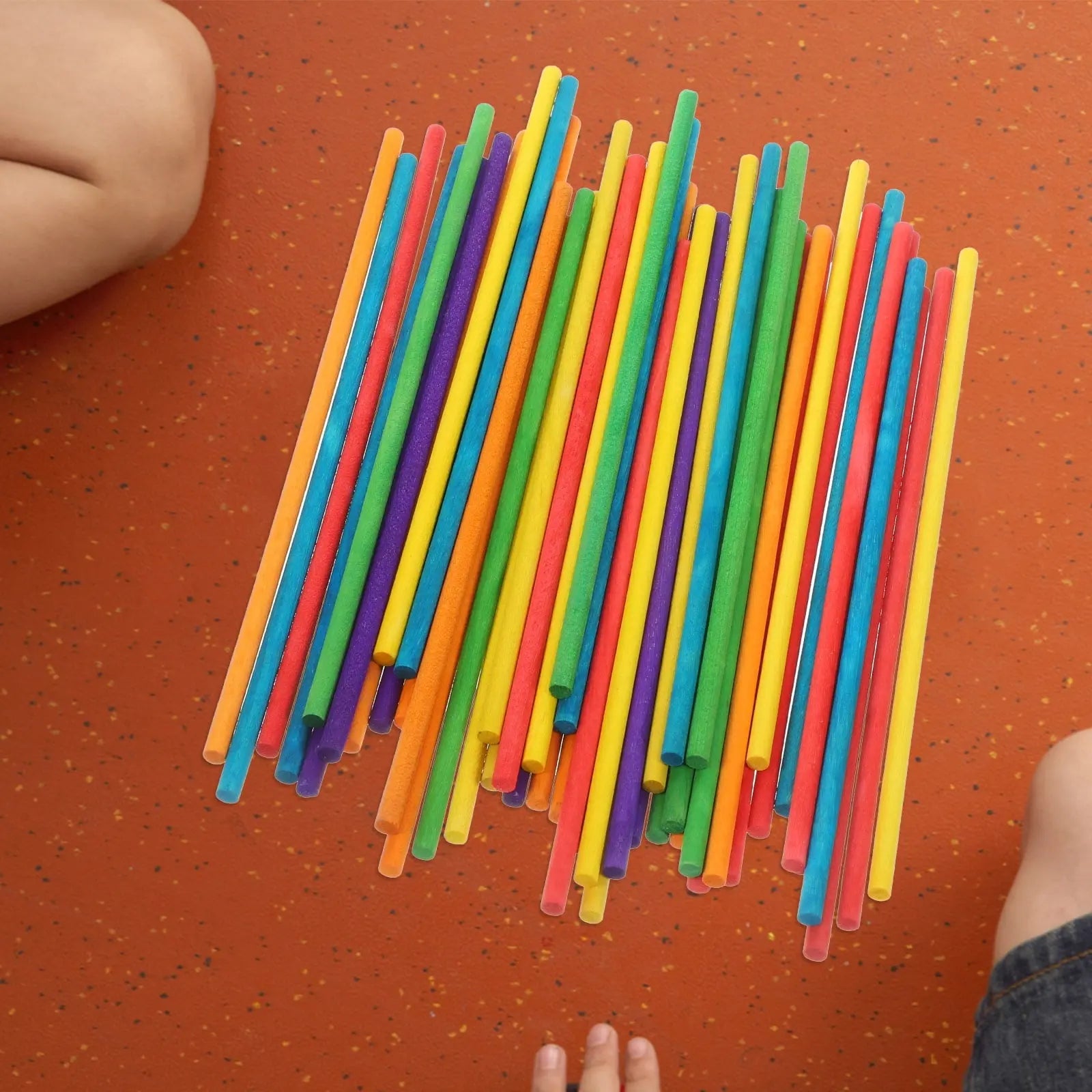 100 Pcs Colorful Small Round Wooden Dowels Sticks for Crafting, Charcuterie Boards, Maple Rods, Kids Projects Wholesale Hub