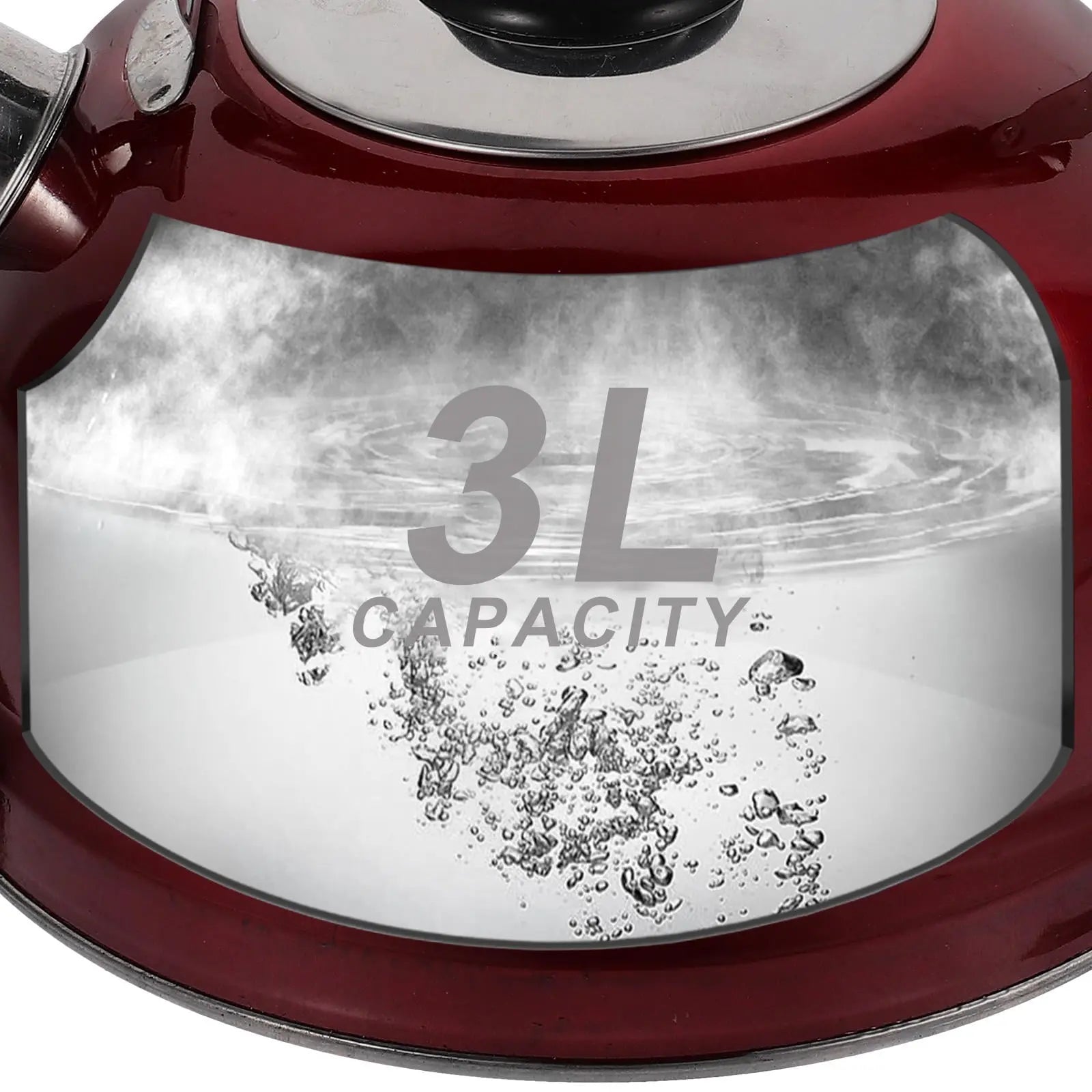 HOOWIFFY Whistling 1Pack 9.1In Tea Kettles Stovetop Whistling Wholesale Hub