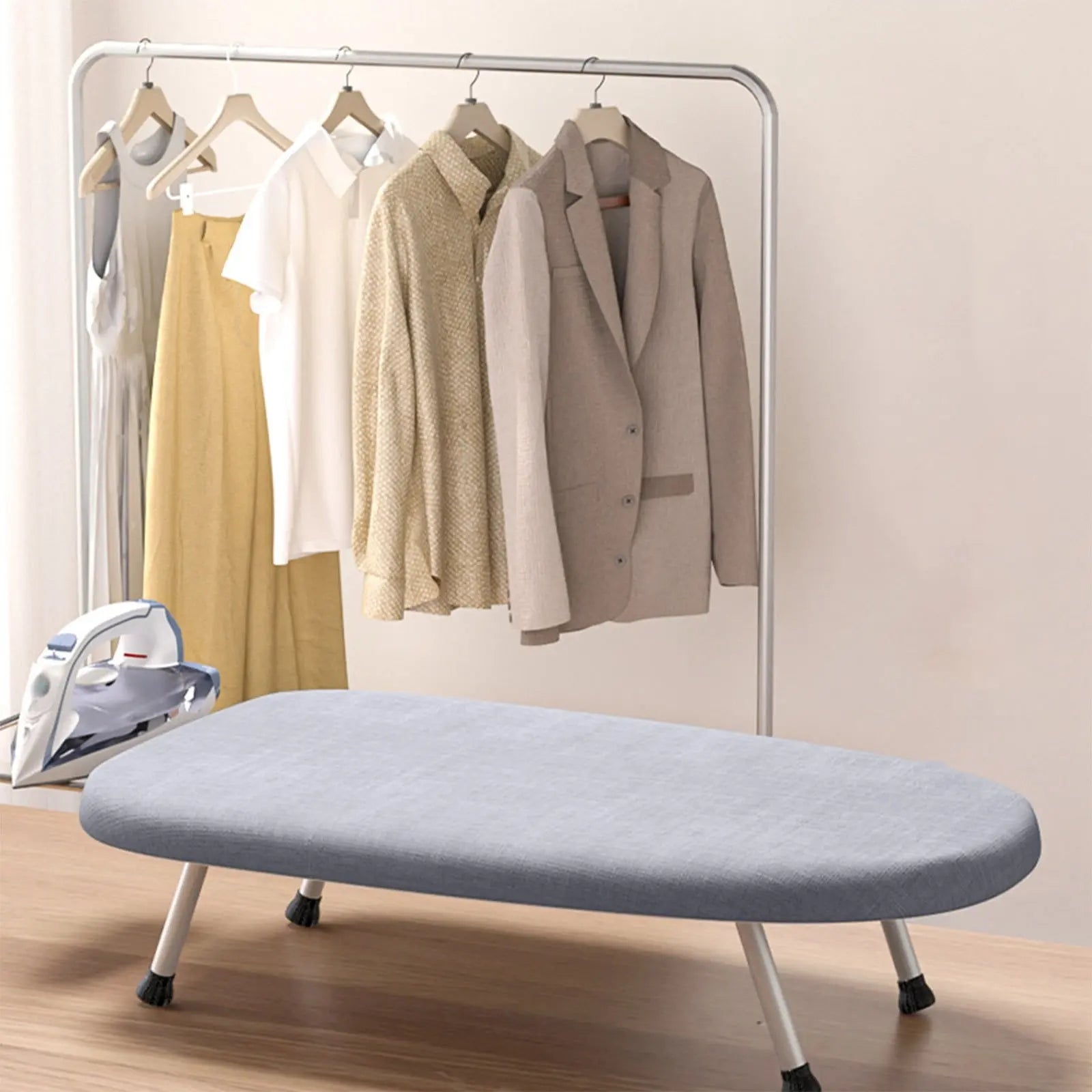 Kdkad Desktop Ironing Board, Small Folding Tabletop Iron Board with Heat-Resistant Cover, Portable for Dorm, Travel & Small Spaces, Mini Ironing Mat A Wholesale Hub