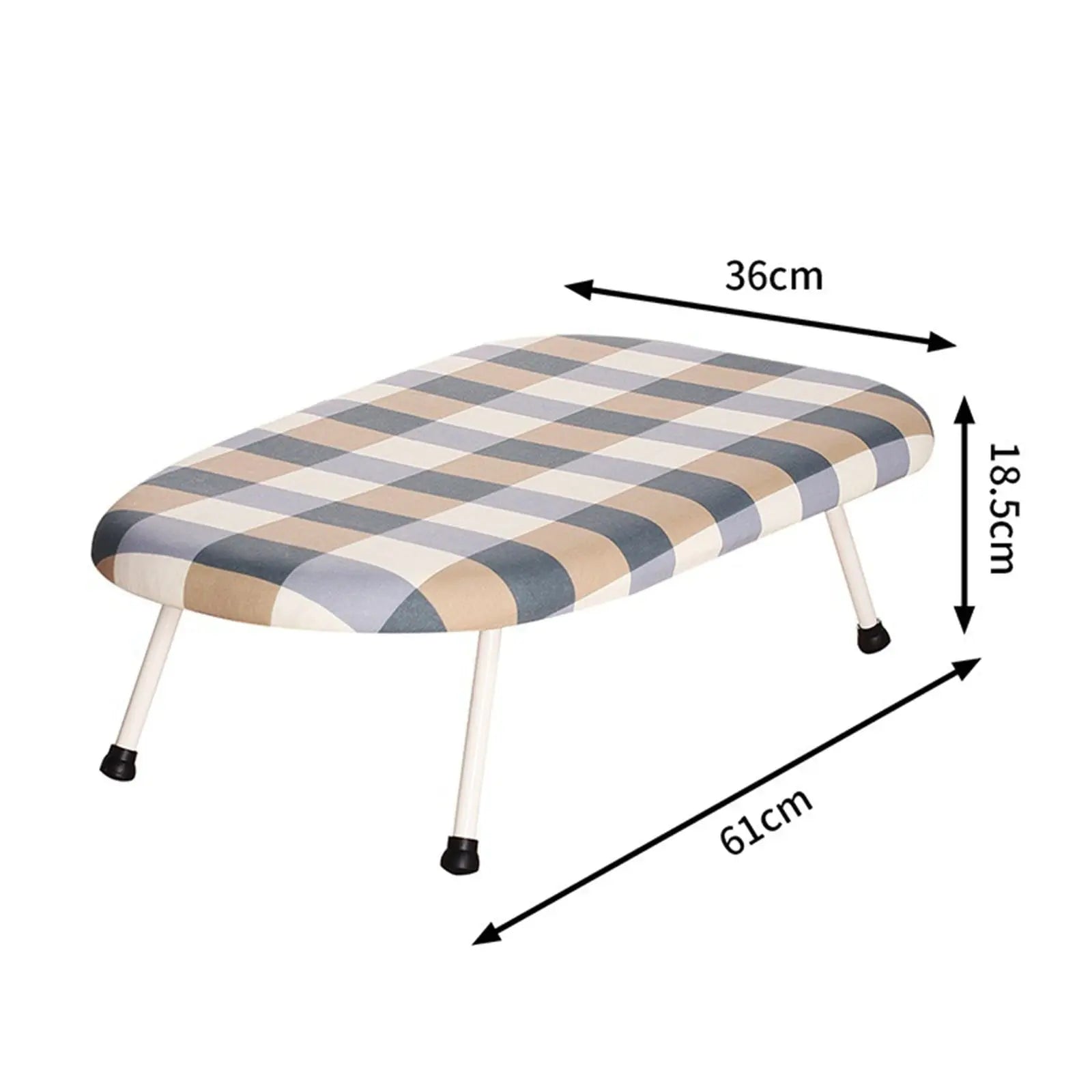 Kdkad Desktop Ironing Board, Small Folding Tabletop Iron Board with Heat-Resistant Cover, Portable for Dorm, Travel & Small Spaces, Mini Ironing Mat B Wholesale Hub