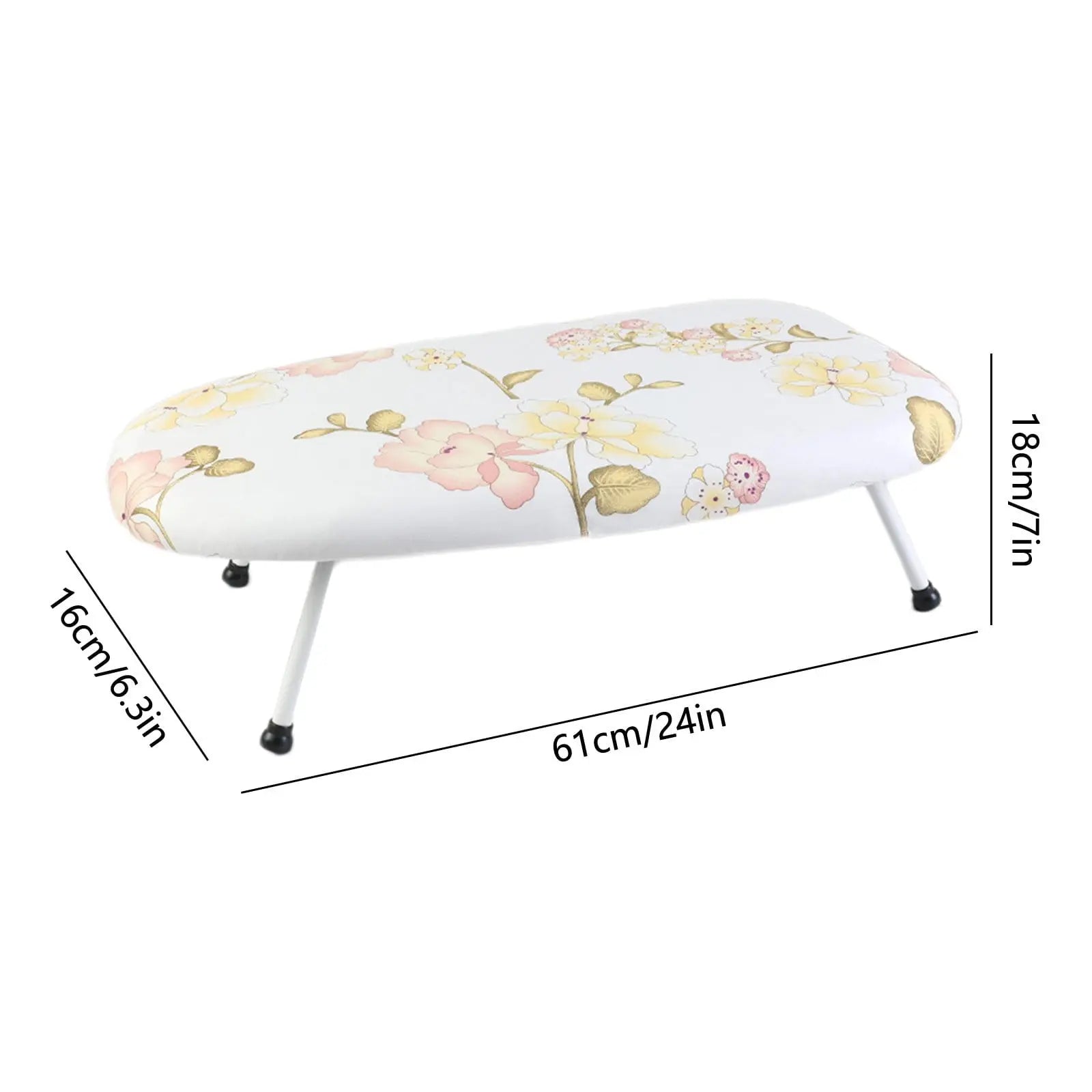 Kdkad Desktop Ironing Board, Small Folding Tabletop Iron Board with Heat-Resistant Cover, Portable for Dorm, Travel & Small Spaces, Mini Ironing Mat E Wholesale Hub