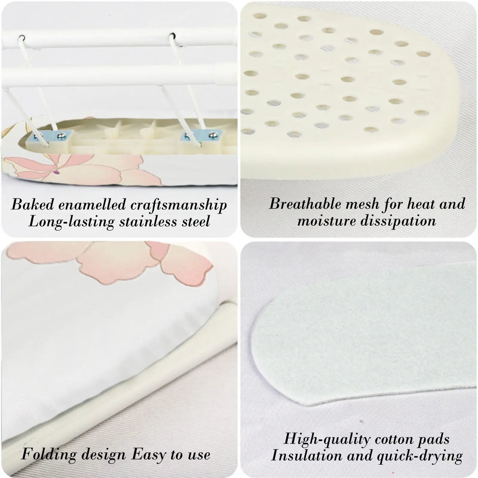 Kdkad Desktop Ironing Board, Small Folding Tabletop Iron Board with Heat-Resistant Cover, Portable for Dorm, Travel & Small Spaces, Mini Ironing Mat H Wholesale Hub