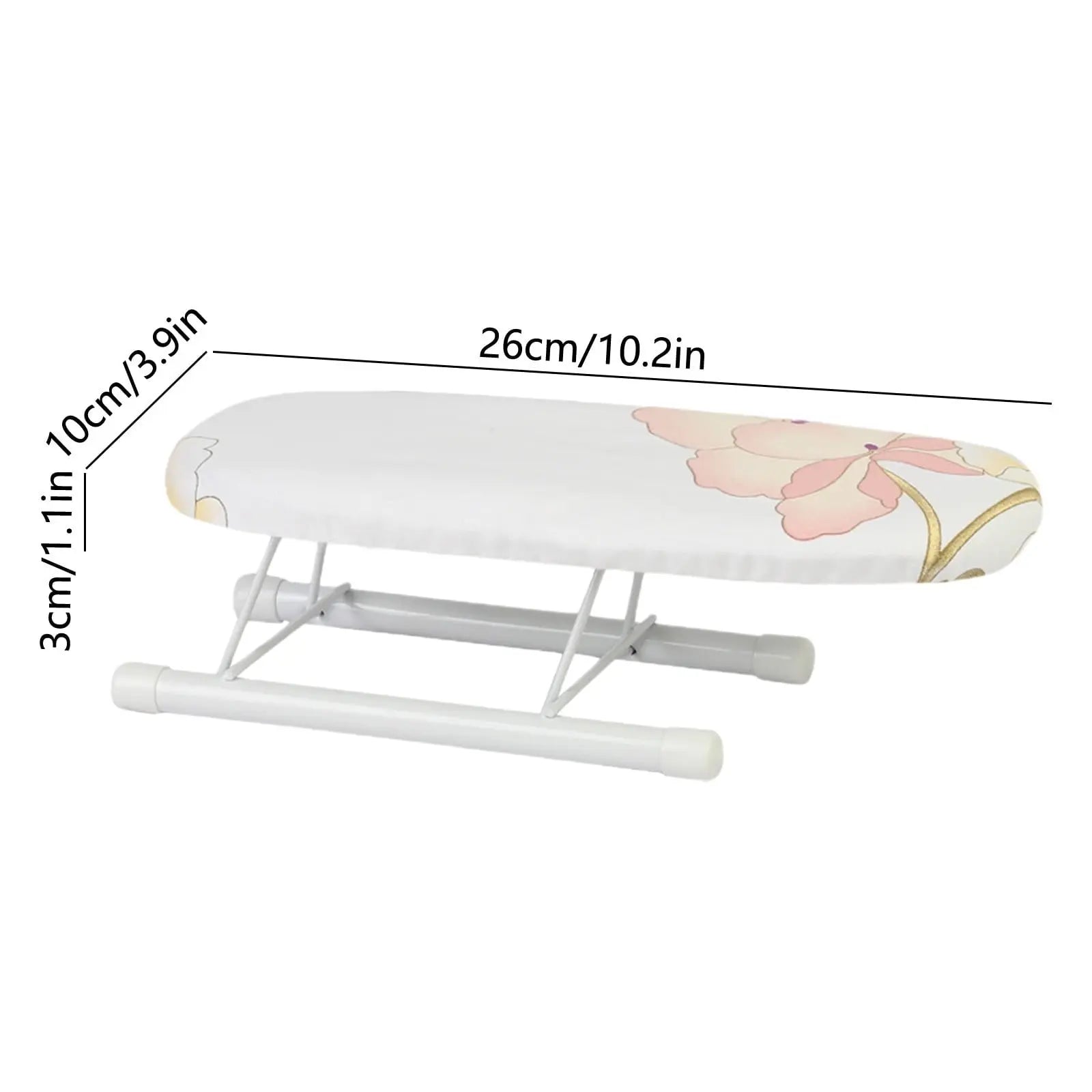 Kdkad Desktop Ironing Board, Small Folding Tabletop Iron Board with Heat-Resistant Cover, Portable for Dorm, Travel & Small Spaces, Mini Ironing Mat H Wholesale Hub