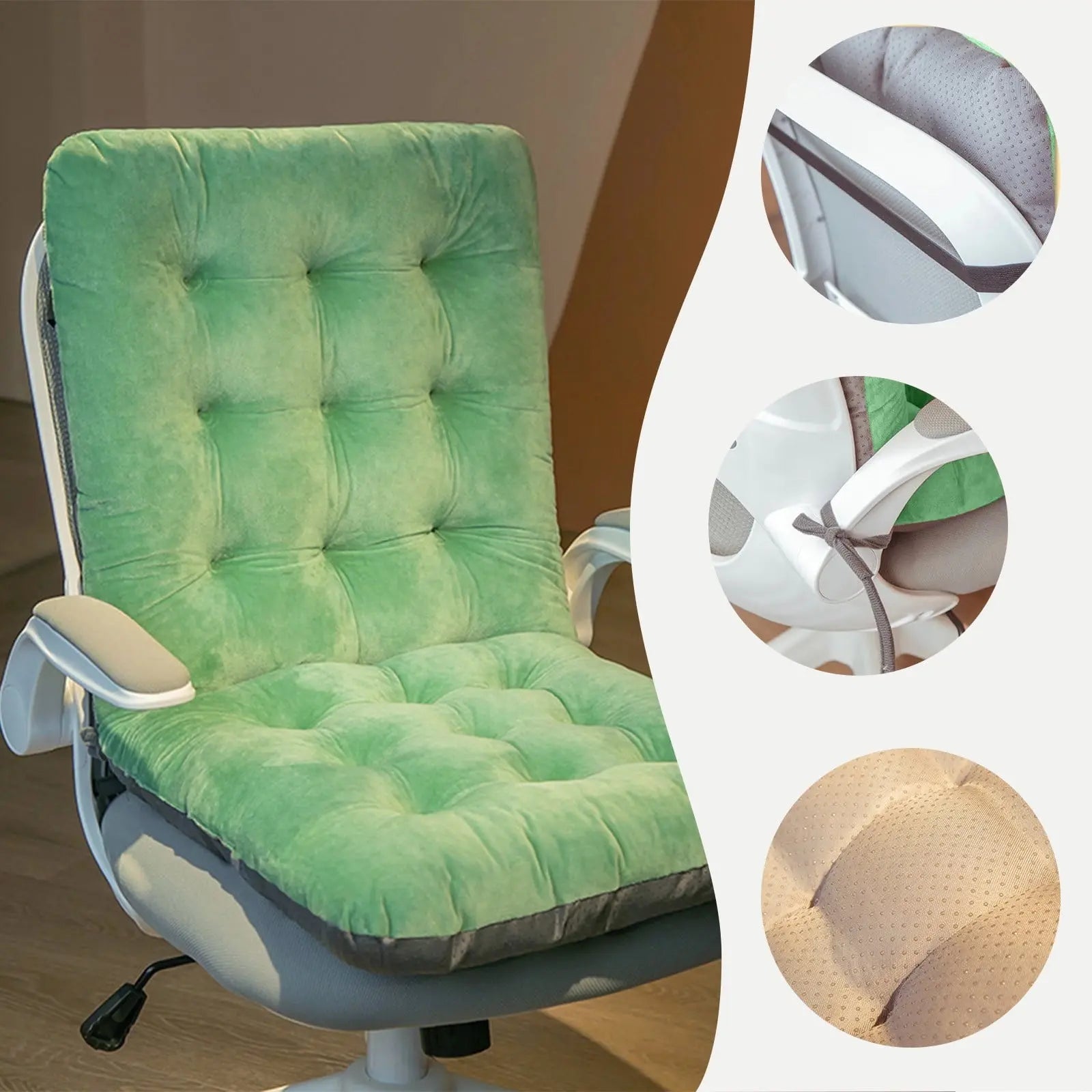 Chmadoxn 31.5 x 15.7 inches Outdoor High Back Chair Cushions Rocking Chair Cushions Replacement 17.7×33.5 in Green 1 Wholesale Hub