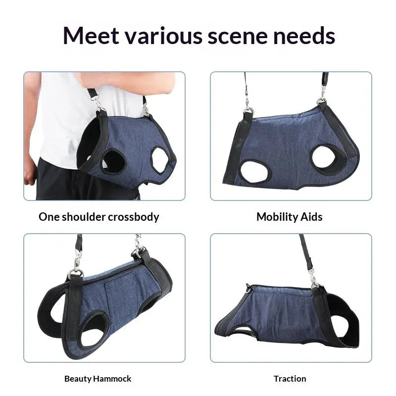 Dog Lift Harness Portable Dog Sling for Small Dogs Hind Leg Support Pet Rehabilitation Lifts Vest Adjustable Harness for Back Legs for Old, Disabled Dogs Walk,S Wholesale Hub