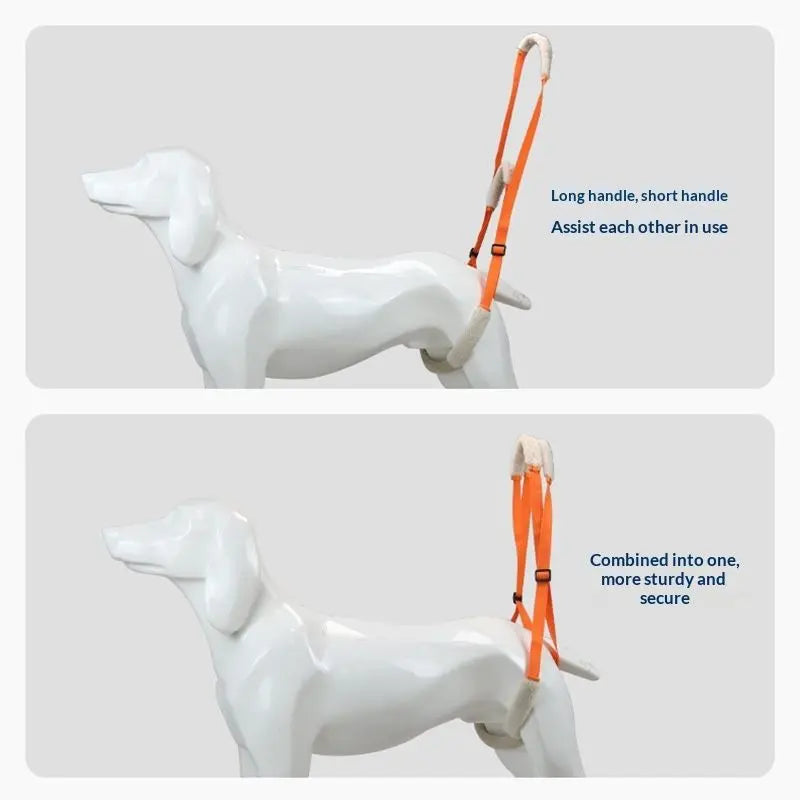 2 Pcs Dog Support Harness for Back Legs Dog Rear Lifting Sling Aid with Handle and Shoulder Strap Hind Leg Support for Pet Mobility Helps Puppy with Poor Stability Joint Injuries Wholesale Hub