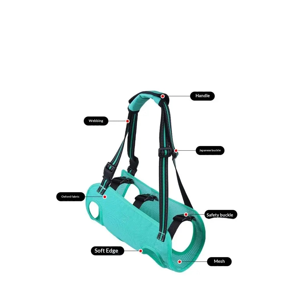 Dog Lift Harness, Emergency Backpack Pet Legs Support & Rehabilitation Sling Carrier, Adjustable Lifting Straps Carrier for Senior Elderly Dogs Joint Injuries Arthritis S Wholesale Hub
