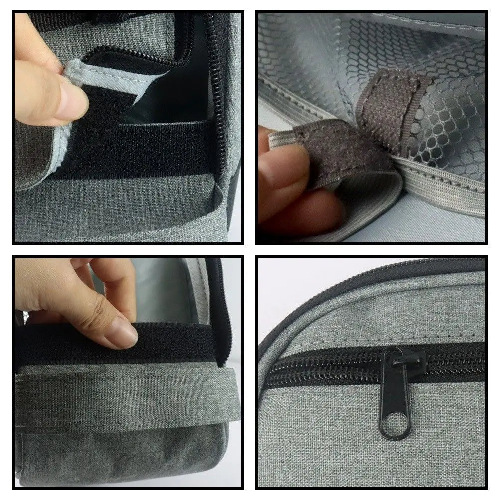 Travel Bag Compatible, Portable Equipment & Supplies Carrying Bag, Compact Organizer Storage Bag with Compartments,Grey(Bag Only) Wholesale Hub