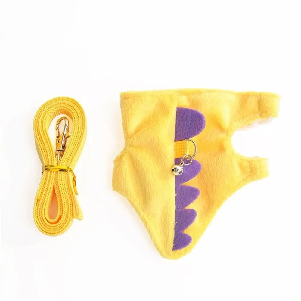 Ferret Harness and Leash Set Small Animals Vest Harness Baby Rabbit Guinea Pig Teacup Chihuahua Mouse and Other Small pet.(Yellow ) Wholesale Hub