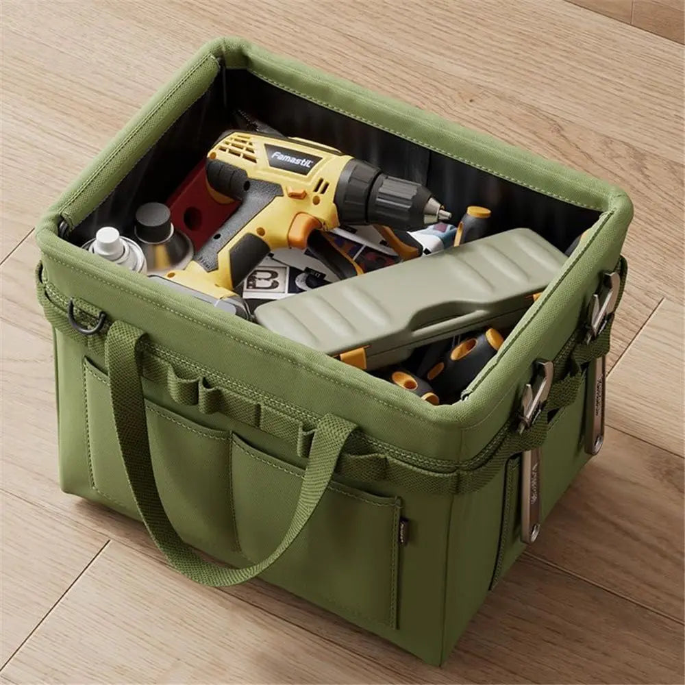 Car trunk storage, multifunctional storage toolbox, heavy-duty tool storage bag, multi pocket foldable storage, portable and portable Wholesale Hub
