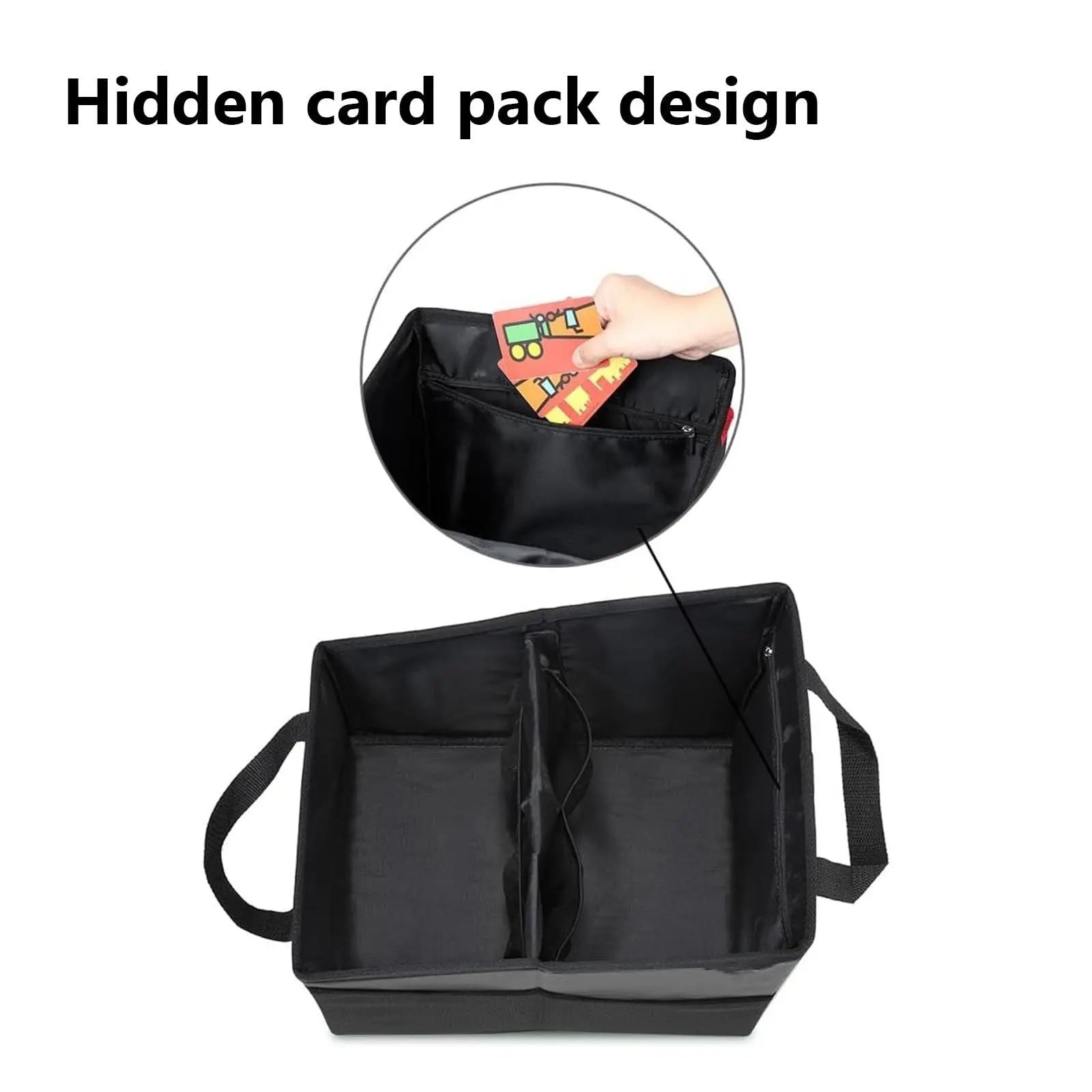 Car Seat Organizer - Passenger Seat Organizer, Collapsible Small Car Seat Storage Organizer for Console Front/Back, Automotive Backseat Organizer Wholesale Hub