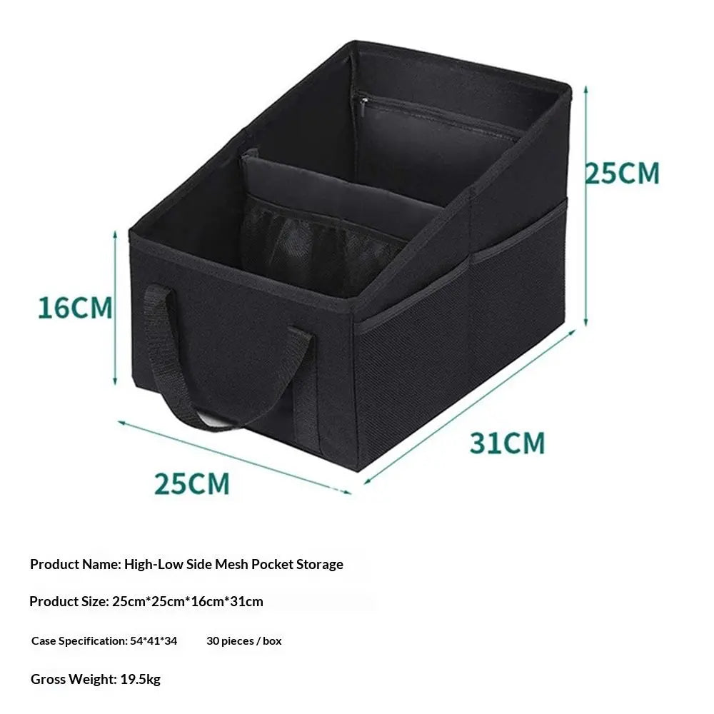 Car Seat Organizer - Passenger Seat Organizer, Collapsible Small Car Seat Storage Organizer for Console Front/Back, Automotive Backseat Organizer Wholesale Hub