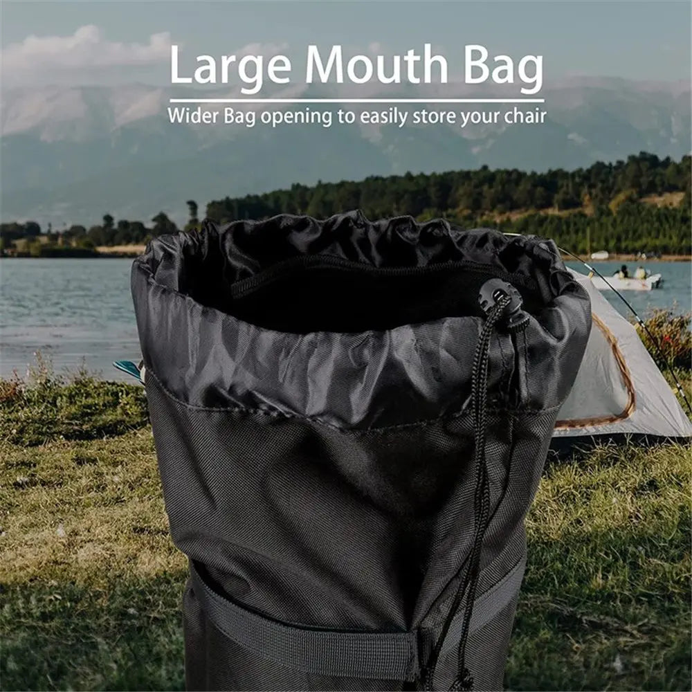 Foldable Camp Chair Replacement Bag Carrying Bag Large Mouth Bag with Shoulder Strap for Outdoor Camping, Heavy Duty Large Storage Folding Chair Bag 48 inches (Chair is not Included) Wholesale Hub