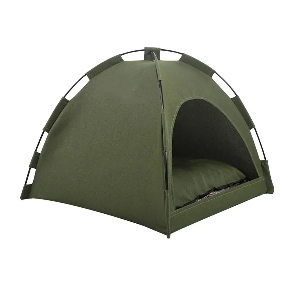 Cat Bed for Indoor Cats, Cat Houses, pet beds for cat and Small Dogs,Cat Tent, Kitten Bed, Cat Hut, Cat Cave with Removable Washable (Green,Tent only) Wholesale Hub